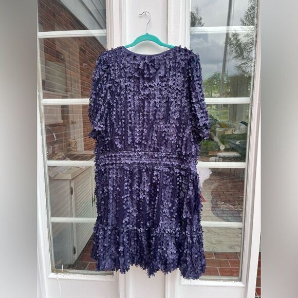Anthropologie Floral Appliqué Somerset Mini Dress NWT - Picture 11 of 11